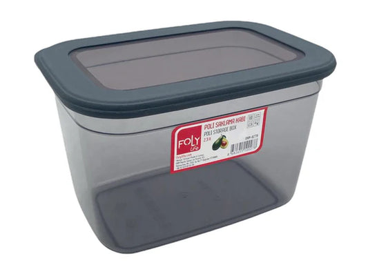 2.3 L Poli Food Storage Box with Silicon Rim Cover