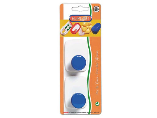 ADHESIVE HOOK WITH KNOB X2