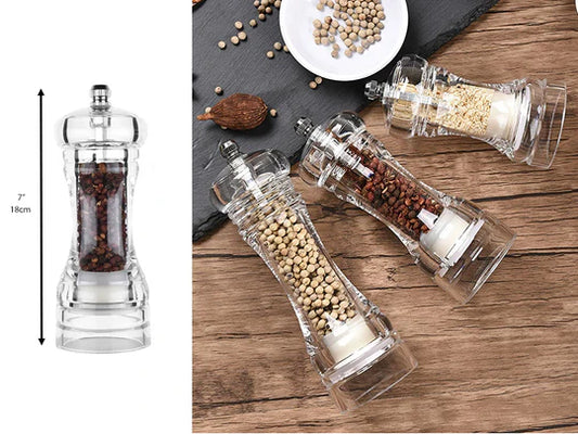 Acrylic Pepper Grinder 18 cm