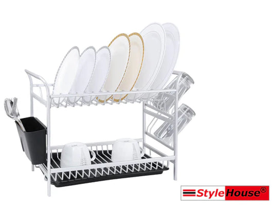 Aluminium Dish Rack 2 Tiers