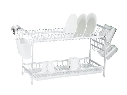 Aluminium Dish Rack 2 Tiers 64.5 cm