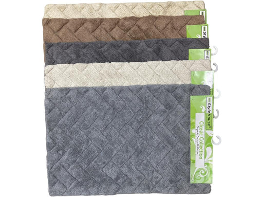 Classic 100% Cotton Bathmat 75x50 cm