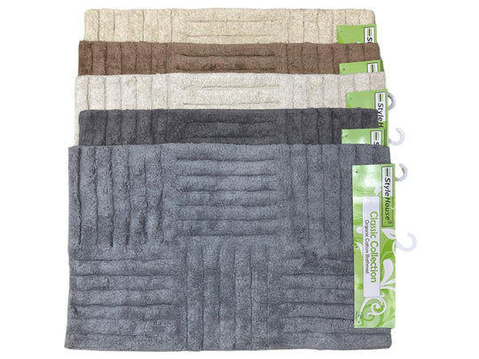 Classic 100% Cotton Bathmat 75x50 cm