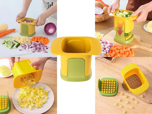 Cube & slice vegetable Cutter