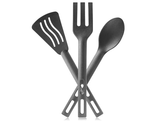 Cute Mini Dosthoff Black Non Stick Serving Set 3 Pieces