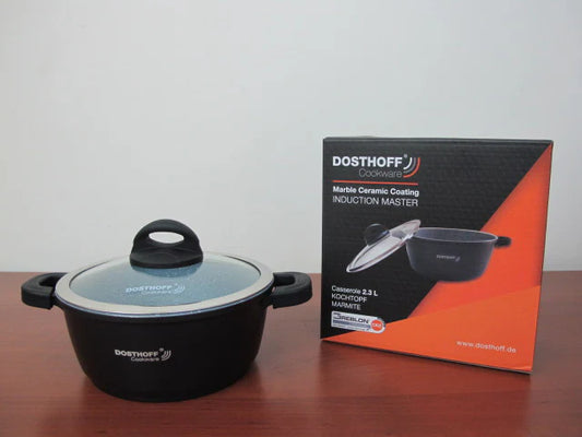 DOSTHOFF INDUCTION MASTER CASSEROLE BLACK 22 CM 3.1 L