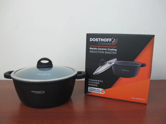 DOSTHOFF INDUCTION MASTER CASSEROLE BLACK 30 CM 8.5 L WI