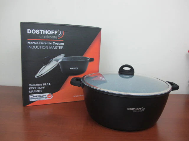 DOSTHOFF INDUCTION MASTER CASSEROLE BLACK 40 CM 18.5 L W