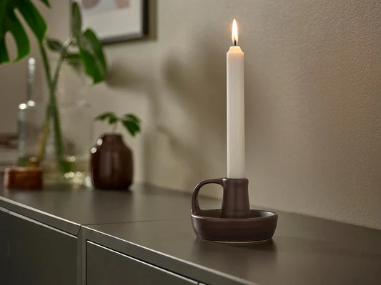 Dosthoff Brown Candle Holder