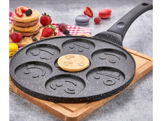 Dosthoff Cast Alum 7 Emojis Mini Pan Cakes 26 cm