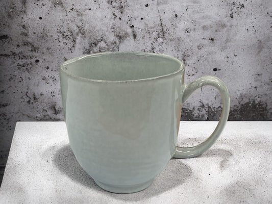 Dosthoff Reactive Glaze Gray Footed Mug 380 ml