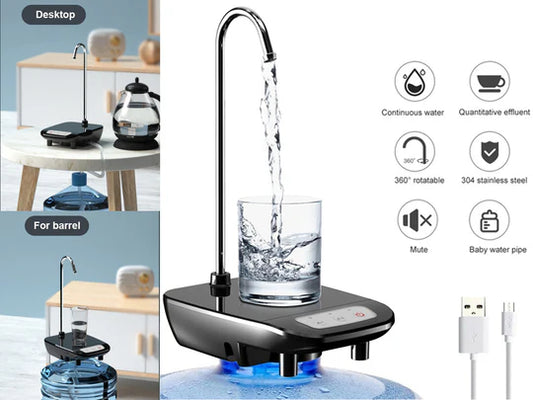 Electronic water pump with stand