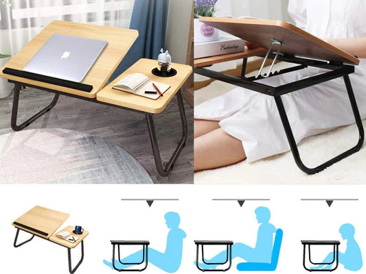 Folding Computer Desk with Adjustable Height