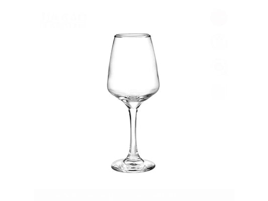 High Quality Glass Goblet x6 370 ml