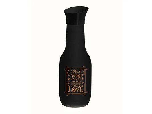 1 L Glass Black Colored Carafe