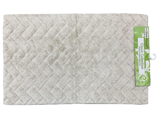 Large Classic 100% Cotton Bathmat 100x60 cm