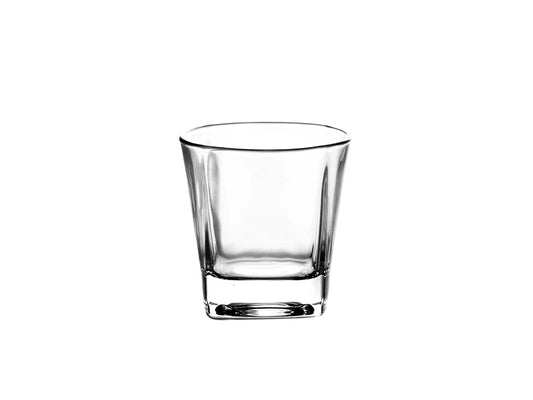 Lowball Squared Glass Cup x6 250 ml