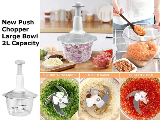 Manual Big Food Chopper 2L