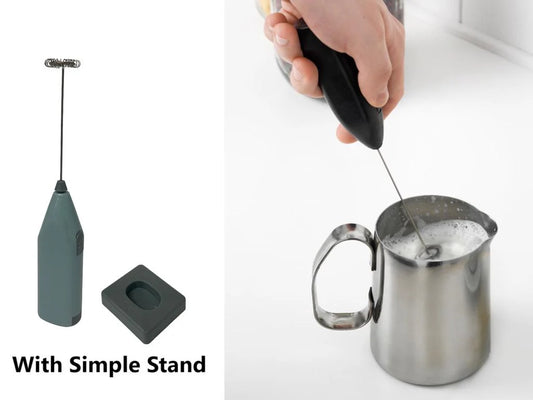 Milk Frother with Simple Stand