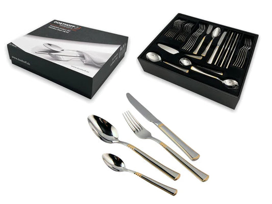 Dosthoff 72 pieces "Classy Gold" Cutlery Set SS 18-10