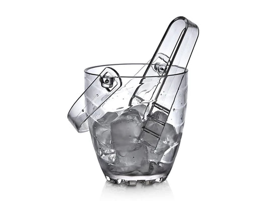 Polycarbonate Ice Bucket with Tong