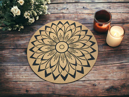 Round Mandala Table Placemat 38 cm