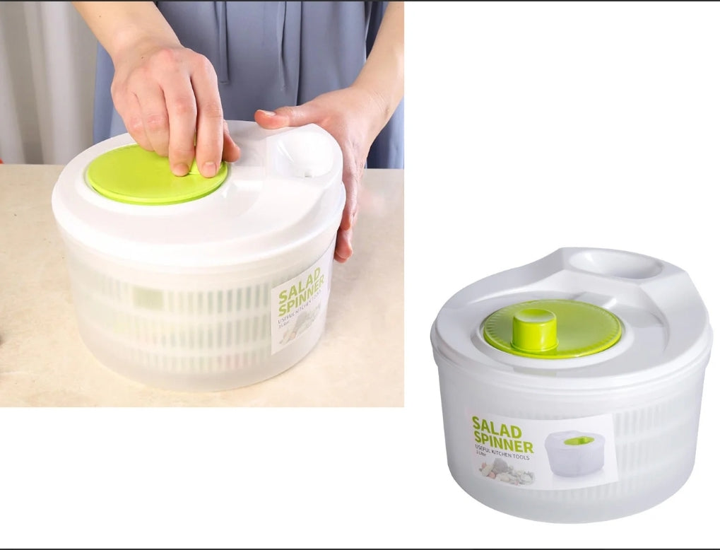 Salad Spinner 3L with Straight Sides