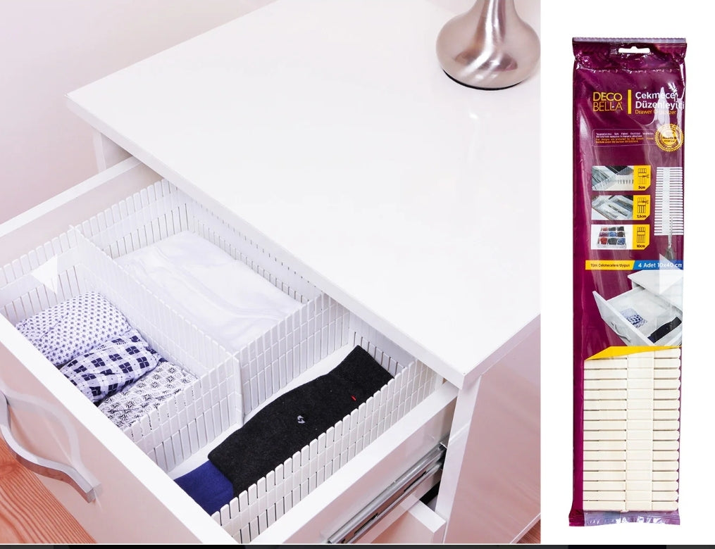 Magic Drawer Organizer 40 x 10 cm X4 pieces