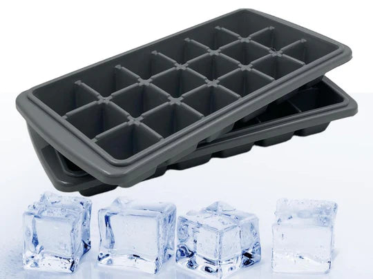 Set of 2 Ice Cube Trays - Square Model