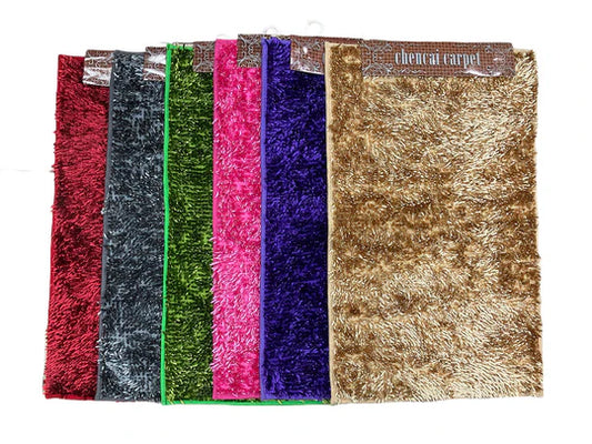 Shiny Shag Bathroom Rug 80*50 cm