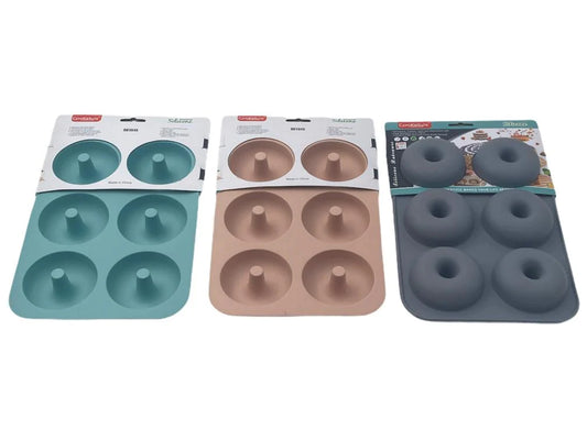 Silicone 6 Donut molds 26x18x3.5cm