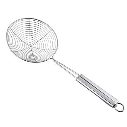 Large Stainless Steel Spider Strainer Skimmer Ladle